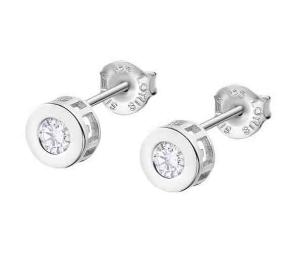 Lotus Silver Třpytivé stříbrné náušnice s čirými zirkony Pure Essential LP3297-4/1 + 2 měsíce na vrácení zboží