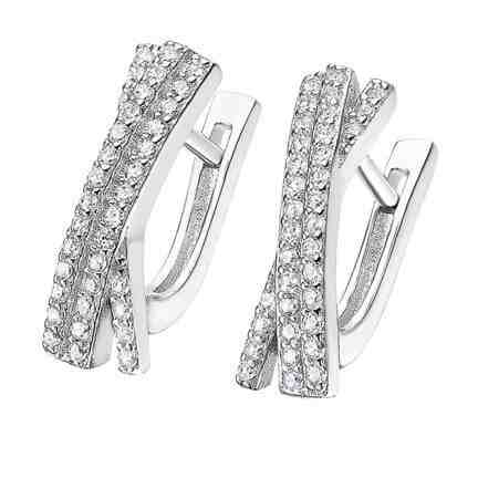 Lotus Silver Třpytivé stříbrné náušnice nekonečno It Girl LP3325-4/1 + 2 měsíce na vrácení zboží