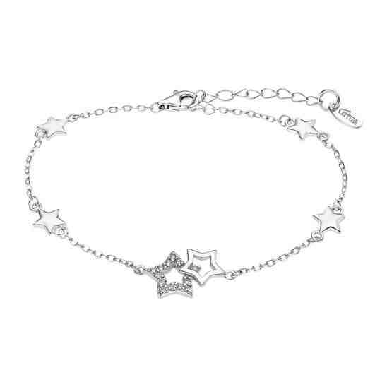 Lotus Silver Hravý stříbrný náramek s hvězdičkovými přívěsky Trendy LP3177-2/1 + 2 měsíce na vrácení zboží