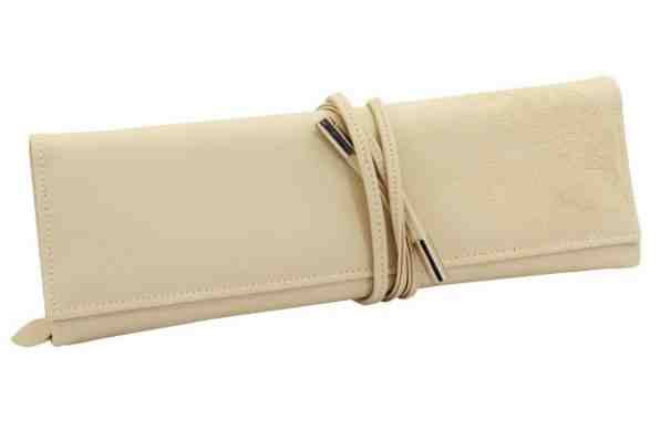 Friedrich Lederwaren Béžová cestovní šperkovnice Boho 20137-1 + 2 měsíce na vrácení zboží