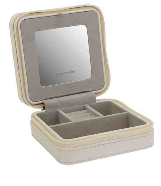 Friedrich Lederwaren Stylová béžová cestovní šperkovnice Milano 20143-9 + 2 měsíce na vrácení zboží