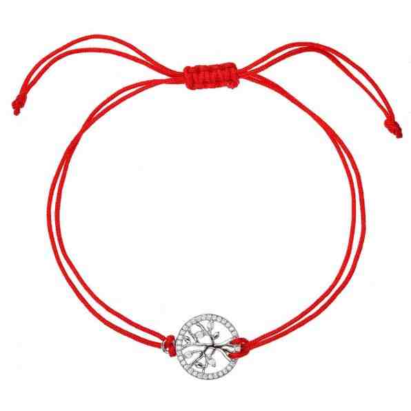 Evolution Group Červený kabala náramek se stromem života 13021.3 + 2 měsíce na vrácení zboží