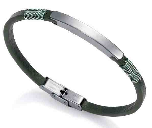 Viceroy Stylový kožený náramek s ocelovým detailem Air 1315P01016 + 2 měsíce na vrácení zboží