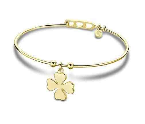 Lotus Style Pevný pozlacený náramek Čtyřlístek Millennial LS2120-2/1 + 2 měsíce na vrácení zboží