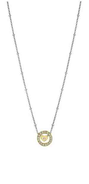 Lotus Style Ocelový bicolor náhrdelník se zirkony Urban Woman LS2125-1/2 + 2 měsíce na vrácení zboží