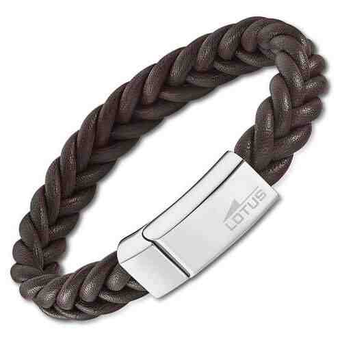 Lotus Style Tmavě hnědý kožený náramek Men Basic LS2095-2/1 + 2 měsíce na vrácení zboží