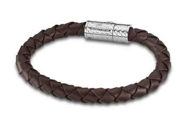 Lotus Style Tmavě hnědý kožený náramek Men Basic LS2096-2/1 + 2 měsíce na vrácení zboží