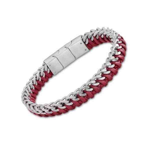 Lotus Style Luxusní pánský bicolor náramek z oceli a kůže Men Basic LS2099-2/2 + 2 měsíce na vrácení zboží