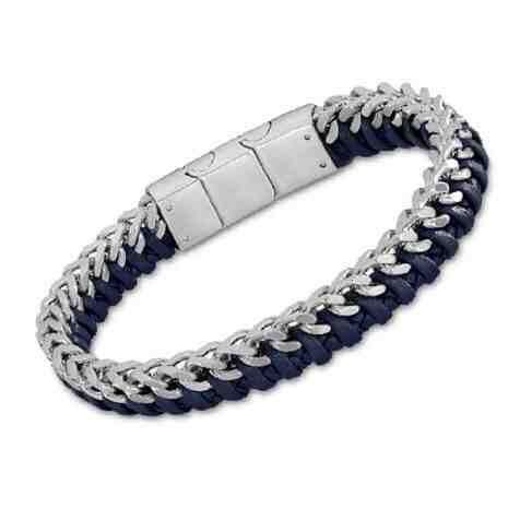 Lotus Style Luxusní pánský bicolor náramek z oceli a kůže Men Basic LS2099-2/3 + 2 měsíce na vrácení zboží