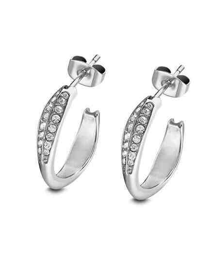 Lotus Style Elegantní ocelové náušnice kruhy Urban Woman LS1951-4/1 + 2 měsíce na vrácení zboží