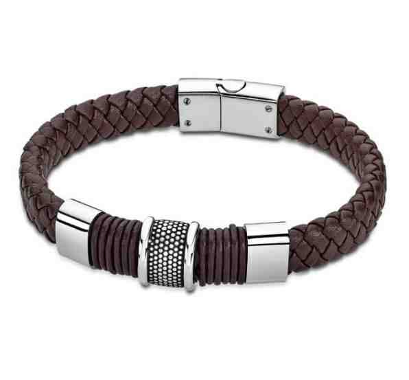 Lotus Style Pánský náramek z hnědé kůže Dark Style LS2037-2/1 + 2 měsíce na vrácení zboží