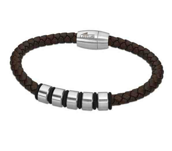 Lotus Style Pánský náramek z hnědé kůže Urban Man LS2044-2/1 + 2 měsíce na vrácení zboží