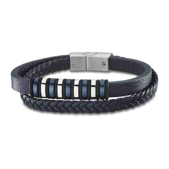 Lotus Style Stylový pánský kožený náramek Urban Man LS2102-2/2 + 2 měsíce na vrácení zboží