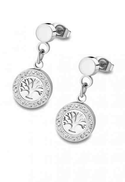 Lotus Style Půvabné ocelové náušnice Strom života Rainbow LS1869-4/1 + 2 měsíce na vrácení zboží