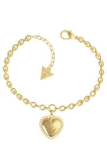 Guess Romantický pozlacený náramek s přívěsky That`s Amore JUBB01077JWYG 18 cm + 2 měsíce na vrácení zboží