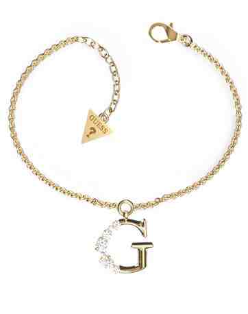 Guess Půvabný pozlacený náramek s krystaly Pure Light JUBB01116JWYGS-S 18 cm + 2 měsíce na vrácení zboží