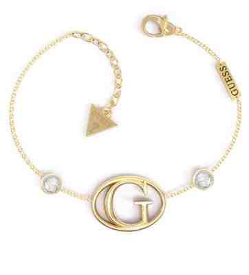 Guess Elegantní pozlacený náramek Guess Iconic JUBB01047JWYGS + 2 měsíce na vrácení zboží
