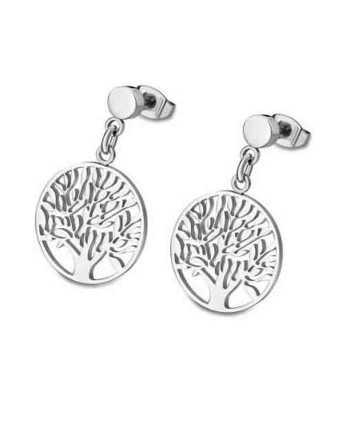Lotus Style Jemné ocelové náušnice Strom života Rainbow LS1898-4/1 + 2 měsíce na vrácení zboží