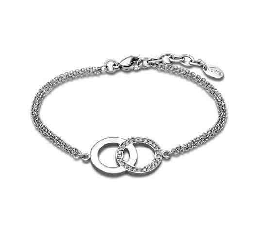Lotus Style Stylový ocelový náramek se zirkony Woman Basic LS1913-2/1 + 2 měsíce na vrácení zboží
