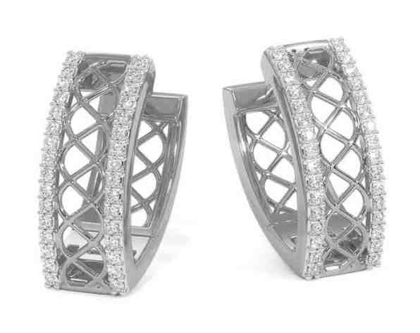 JVD Půvabné stříbrné náušnice se zirkony SVLE1074XH2BI00 + 2 měsíce na vrácení zboží