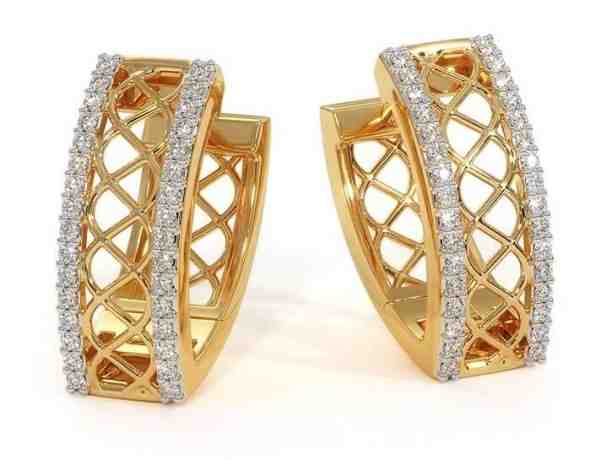 JVD Půvabné pozlacené náušnice se zirkony SVLE1074XH2GO00 + 2 měsíce na vrácení zboží