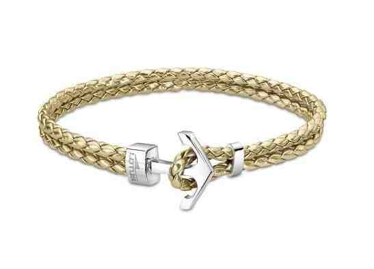 Lotus Style Elegantní kožený náramek s kotvou LS2075-2/5 + 2 měsíce na vrácení zboží