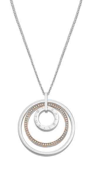 Lotus Style Výrazný bicolor náhrdelník se zirkony Urban Woman LS2090-1/2 + 2 měsíce na vrácení zboží