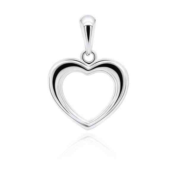Brilio Silver Stříbrný přívěsek srdce PT07W + 2 měsíce na vrácení zboží