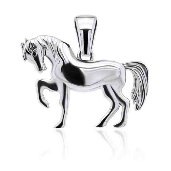 Brilio Silver Módní stříbrný přívěsek hřebec PT33W + 2 měsíce na vrácení zboží