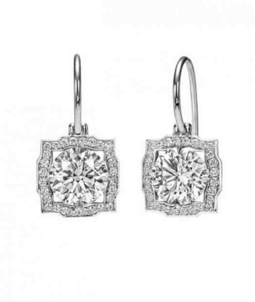 JVD Třpytivé stříbrné náušnice se zirkony SVLE0610XH2BI00 + 2 měsíce na vrácení zboží