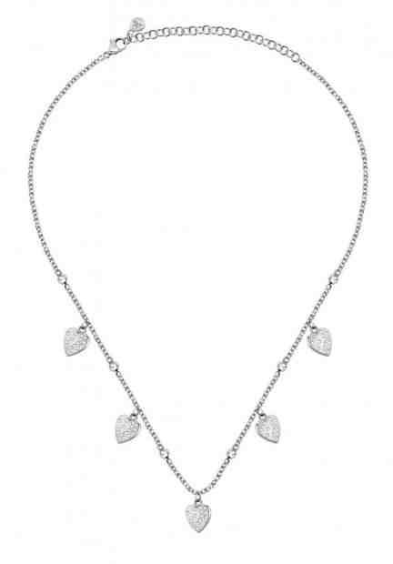 Morellato Romantický ocelový náhrdelník s krystaly Passioni SAUN02 + 2 měsíce na vrácení zboží