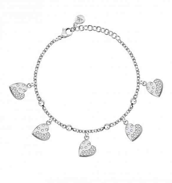 Morellato Romantický ocelový náramek s krystaly Passioni SAUN11 + 2 měsíce na vrácení zboží