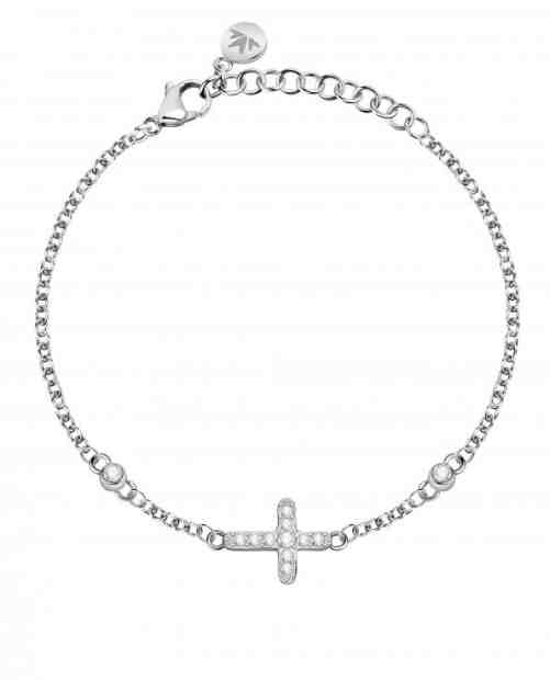 Morellato Moderní ocelový náramek s křížkem Passioni SAUN15 + 2 měsíce na vrácení zboží