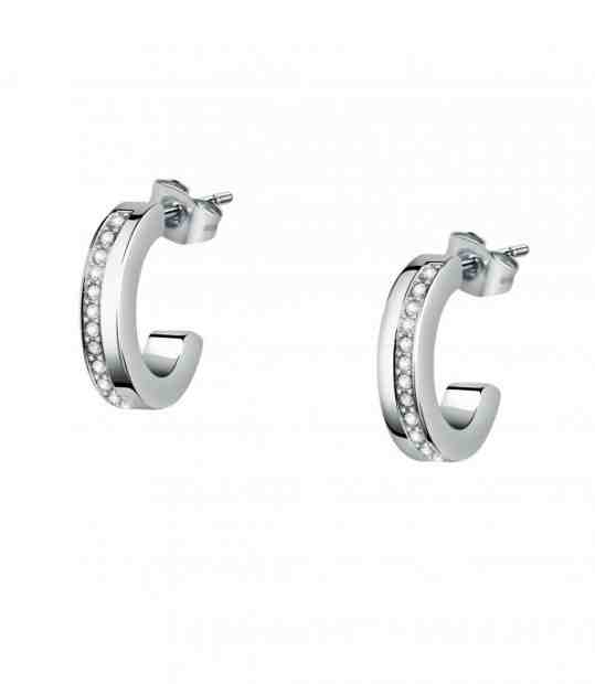 Morellato Jemné ocelové náušnice s krystaly Creole SAUP04 + 2 měsíce na vrácení zboží