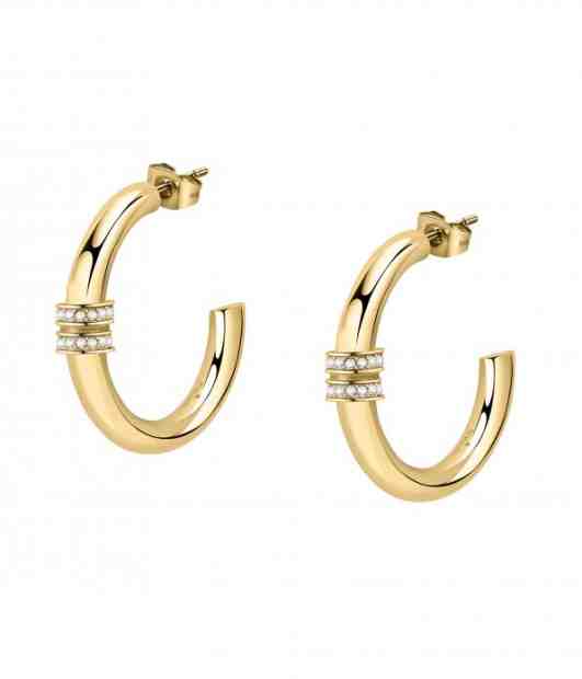 Morellato Elegantní pozlacené náušnice s krystaly Creole SAUP06 + 2 měsíce na vrácení zboží