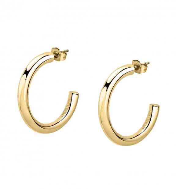 Morellato Minimalistické pozlacené náušnice kruhy Creole SAUP11 + 2 měsíce na vrácení zboží