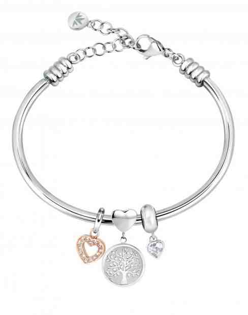 Morellato Nadčasový ocelový bicolor náramek s přívěsky Drops SCZ1184 + 2 měsíce na vrácení zboží