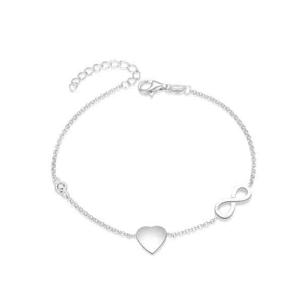 Beneto Něžný stříbrný náramek se symboly AGB635/21 + 2 měsíce na vrácení zboží