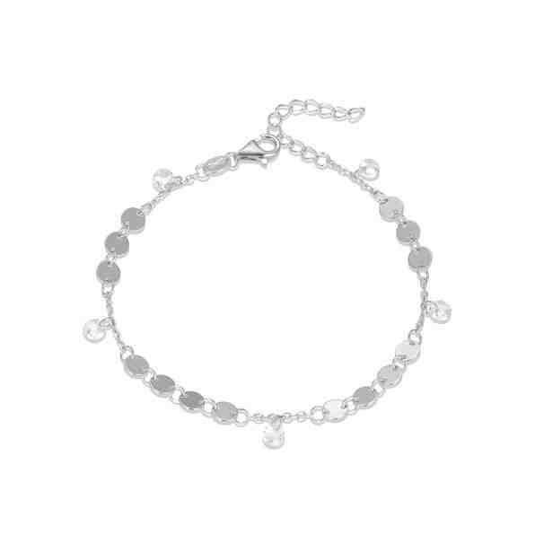 Beneto Stylový stříbrný náramek s penízky AGB632/21 + 2 měsíce na vrácení zboží