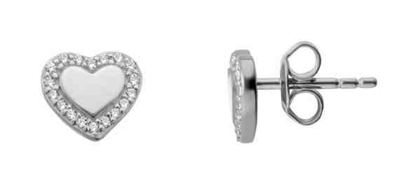 Esprit Okouzlující stříbrné srdíčkové náušnice Elina ESER01811100 + 2 měsíce na vrácení zboží