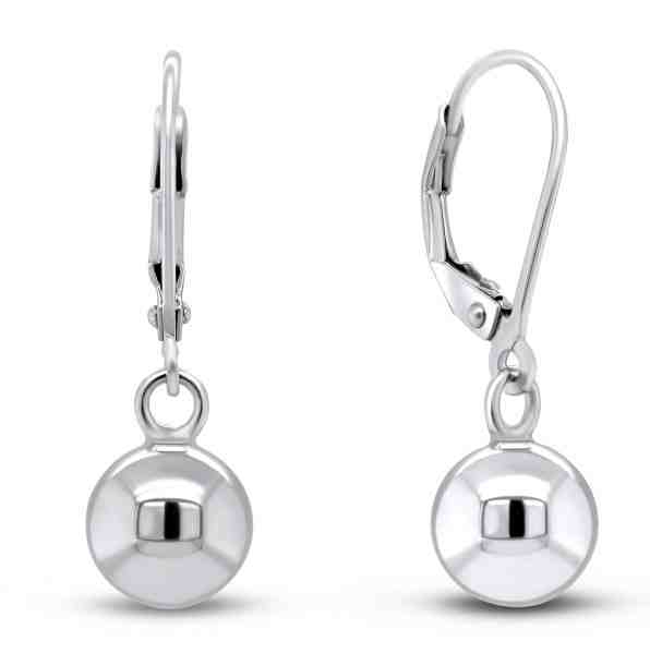 Brilio Silver Módní stříbrné náušnice EA147W + 2 měsíce na vrácení zboží