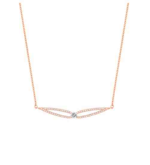 Swarovski Růžově zlacený náhrdelník s krystaly Authentic 5149502 + 2 měsíce na vrácení zboží