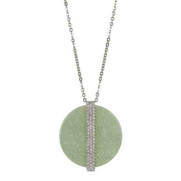 Swarovski Stylový náhrdelník s aventurinem a krystaly Swarovski 5155510 + 2 měsíce na vrácení zboží