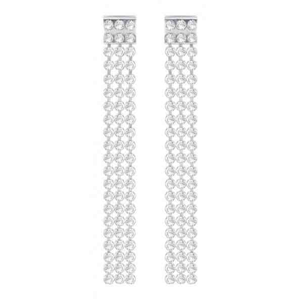 Swarovski Dlouhé třpytivé náušnice s krystaly Swarovski Fit 5293087 + 2 měsíce na vrácení zboží
