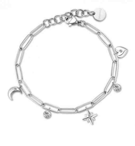 Brosway Stylový ocelový náramek s přívěsky Chant BAH49 + 2 měsíce na vrácení zboží