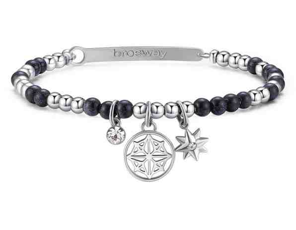 Brosway Korálkový náramek s přívěsky Chakra BHKL19EN + 2 měsíce na vrácení zboží