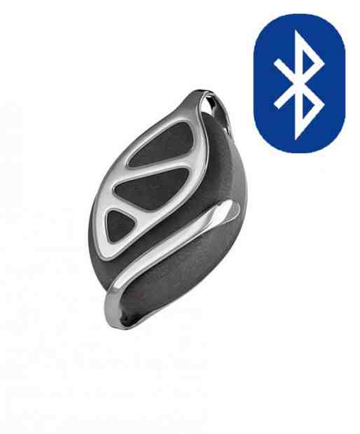 Bellabeat Elegantní chytrý přívěsek s příslušenstvím Leaf Urban Black Silver HT-20LF-BS-01 + 2 měsíce na vrácení zboží