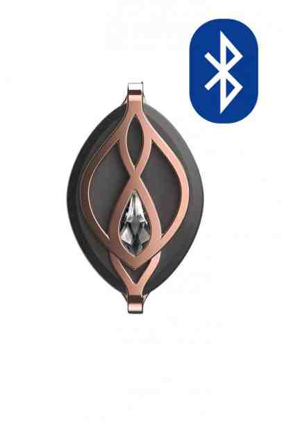 Bellabeat Stylový chytrý přívěsek s příslušenstvím Leaf Crystal Rose Gold HT-40LF-WR-01 + 2 měsíce na vrácení zboží