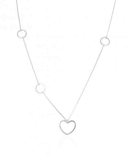 Beneto Půvabný stříbrný náhrdelník AGS1192/47L + 2 měsíce na vrácení zboží