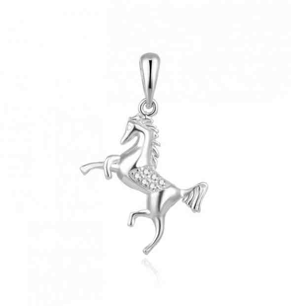 Beneto Hravý stříbrný přívěsek Kůň AGH134DL + 2 měsíce na vrácení zboží